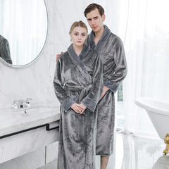 Flannel Thickened Household Clothes Fashion Bathrobe