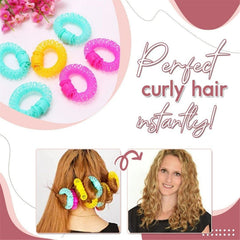 Donut Hair Rollers Magic Sticks Hair Natural Curlers Circle Spiral Plastic DIY Hair Styling Curly