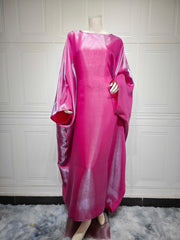 Summer Middle East Fashion Fil-Lumiere Satin Waist Dress