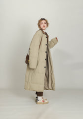 Winter Cotton Jacket, Casual And Loose Fit, Knee Length Short Down Jacket