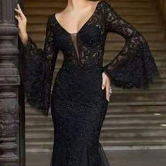 Sexy Slim Fishtail Long Banquet Dress