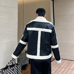 French Fashionable Jacket Stitching Style