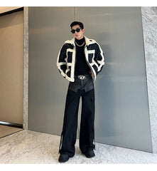 French Fashionable Jacket Stitching Style