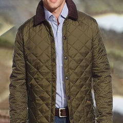 Autumn And Winter Original Collar Cotton Jacket Mid-length Men's Cotton-padded Clothes