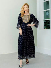 Fashion Personalized Ethnic Style Cotton Dress