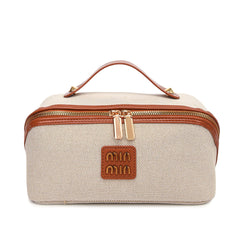Retro Tile Cosmetic Bag Large Capacity Portable Portable Cosmetics