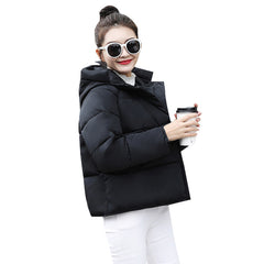 Hooded Loose Down Padded Bread-Style Coat For Petite Figures