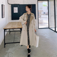 Casual Goddess Fan Temperament Knee-length Autumn Coat