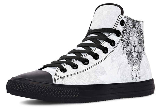 Printed Couple High-top Canvas Shoes