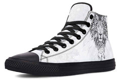Printed Couple High-top Canvas Shoes
