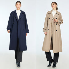 Trench Autumn And Winter Women's Mid-length Sense Petite Coats
