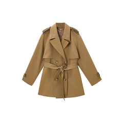 Elegant Short Trench Coat Women