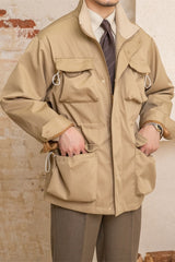 Loose Retro Men's Casual Trench Coat