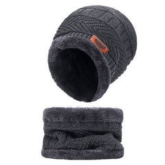 Warm Cashmere Padded Hat Scarf Gloves Set Of Three