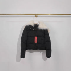 Down Coat Jacket Women's Fur Collar