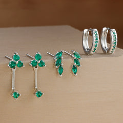 Copper Plated Gold Mori Earrings Suit
