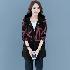 Style Large Size Windbreaker For Autumn Coat