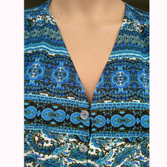 European And American Bohemian Printed Casual Skirt Beach Dress