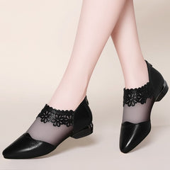 Mesh Women's Sandals Low-heel Women's Sandals Tide