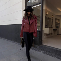 Women's Design Retro Leather Jacket