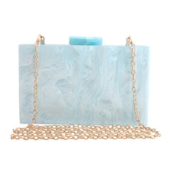 Women Handbags Marble Pattern Acrylic Bag Luxury Handbags Women Bags