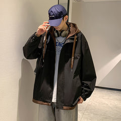 Men's Spring And Autumn Hooded All-matching Jacket