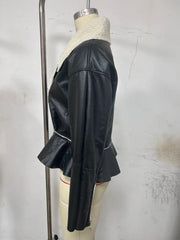 Women's Long Sleeve Solid Color Coat