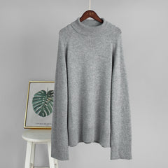 Loose Pullover Thermal Knitting Sweater For Women
