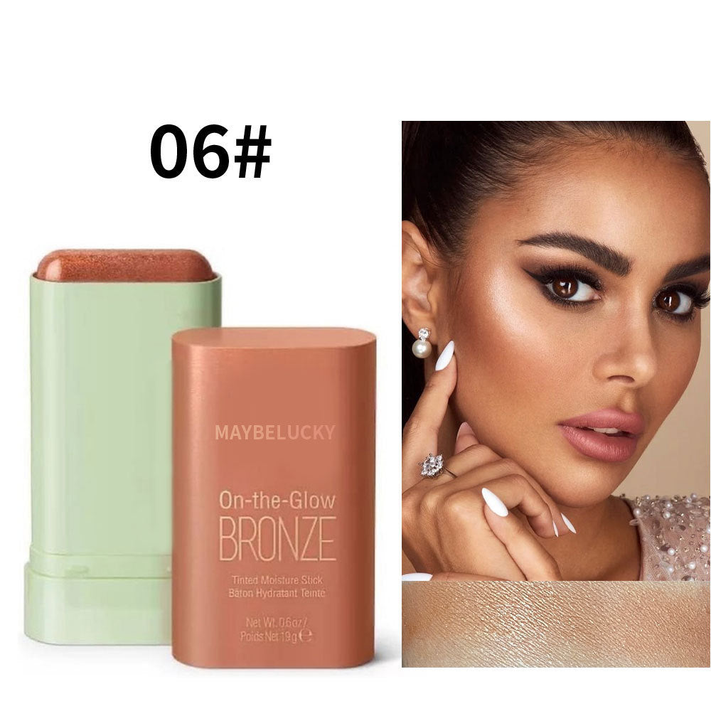 Vigorous Silky Matte Shimmer Contour Stick Blusher