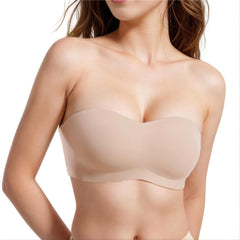 Women's Strapless Bras Bandeau Style