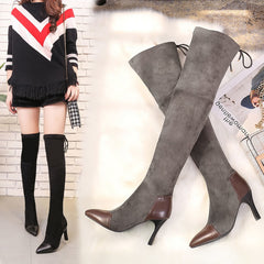 Autumn And Winter Women's Shoes  Over-the-knee Women's Boots