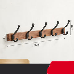 Raw Wood Bathroom Shelf Towel Rack Without Holes