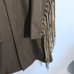 Hooded Loose Coat Trench Coat