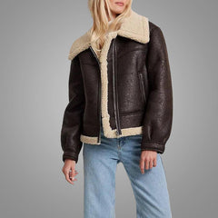 Women's French Fashion Versatile Short Reversible Fleece Jacket