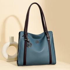 Women's genuine leather large capacity tote bag - view 8
