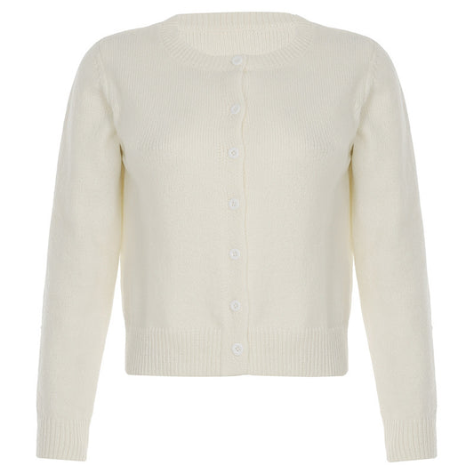 European And American Early Autumn Retro Knitted Top For Women