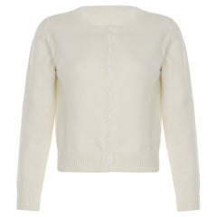 European And American Early Autumn Retro Knitted Top For Women