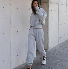 Trendy Women's Hoodies for Autumn & Winter – Casual Sports Set