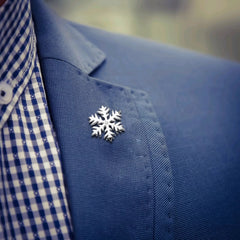 Silver Snowflake Brooch Accessories