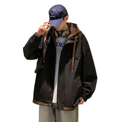 Men's Spring And Autumn Hooded All-matching Jacket