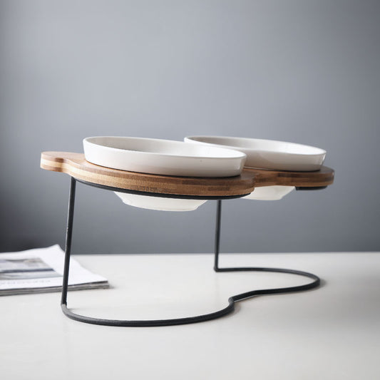 Protect The Spine Bowl Holder Cat Food Water