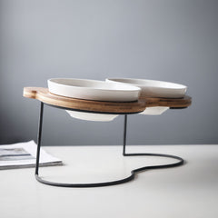 Protect The Spine Bowl Holder Cat Food Water