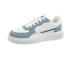 Autumn New Breathable White Shoes For Students  Trendy All-Match Platform Sports Casual