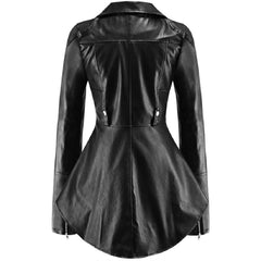Women's Fashion  Leather Coat