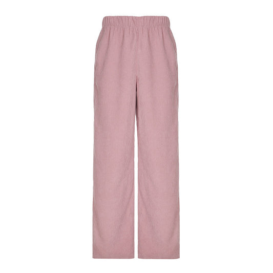 New Corduroy Straight-leg Trousers