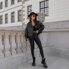 Women's Design Retro Leather Jacket