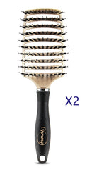 Hairbrush Anti Klit Brushy Haarborstel Women Detangler Hair Brush Bristle Nylon Scalp Massage Teaser Hair Brush Comb