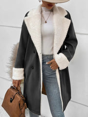 Leisure Commute Woolen Coat For Women