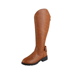 Flat Boots Knee On Stretch Rider
