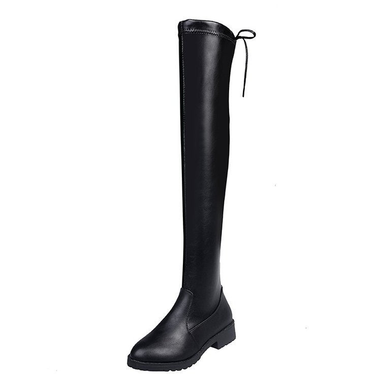 Over-the-knee Boots Thin Tall Flat-bottomed – view 3